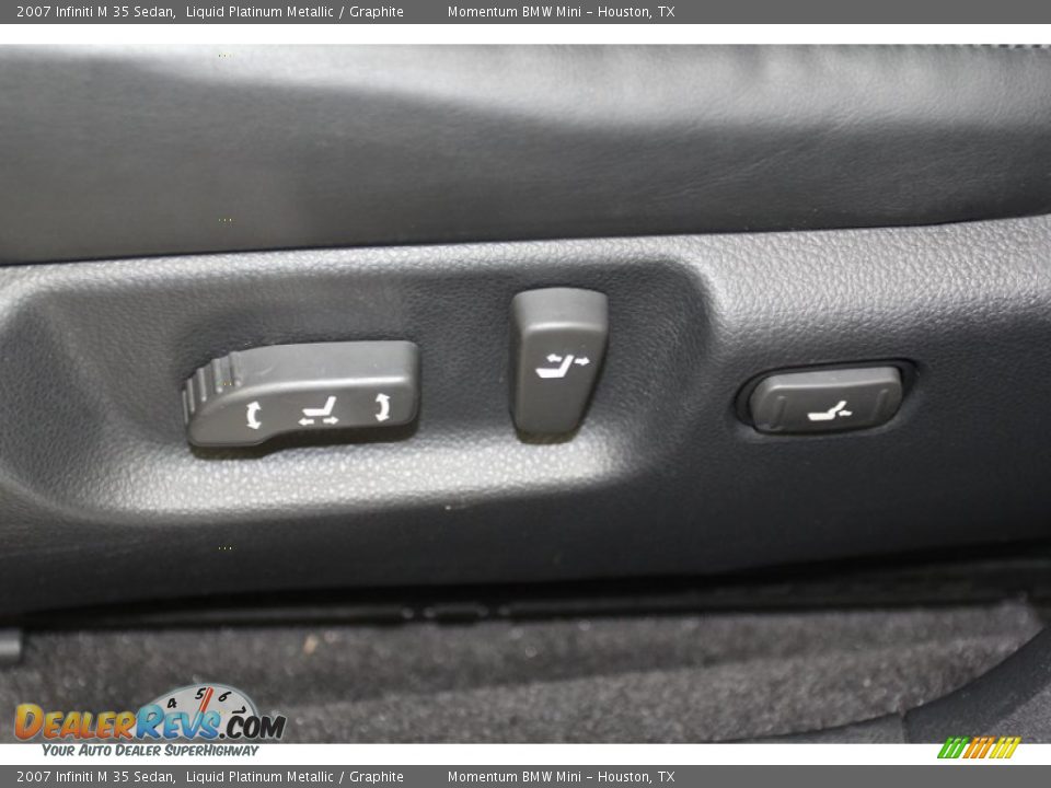 2007 Infiniti M 35 Sedan Liquid Platinum Metallic / Graphite Photo #17