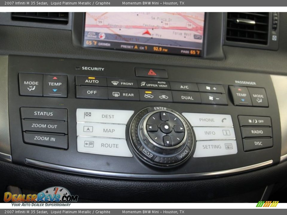 2007 Infiniti M 35 Sedan Liquid Platinum Metallic / Graphite Photo #24