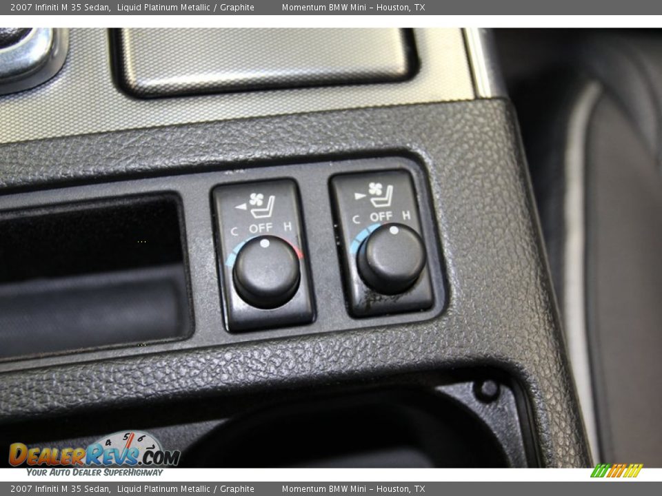 2007 Infiniti M 35 Sedan Liquid Platinum Metallic / Graphite Photo #28