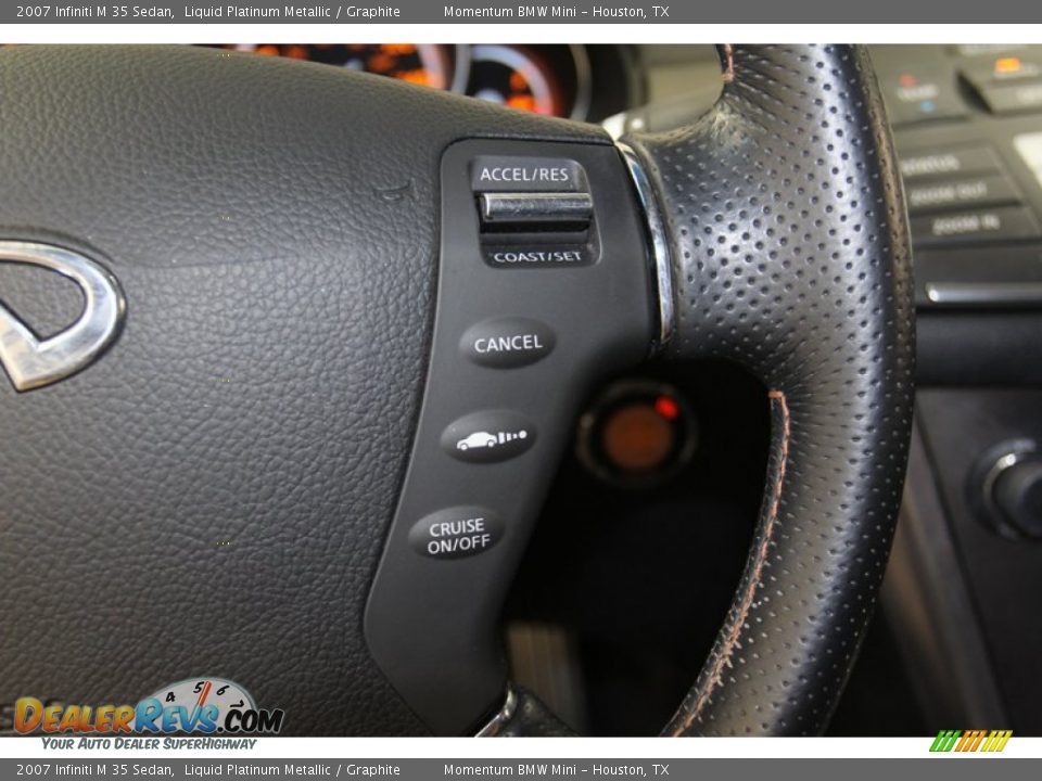 2007 Infiniti M 35 Sedan Liquid Platinum Metallic / Graphite Photo #31