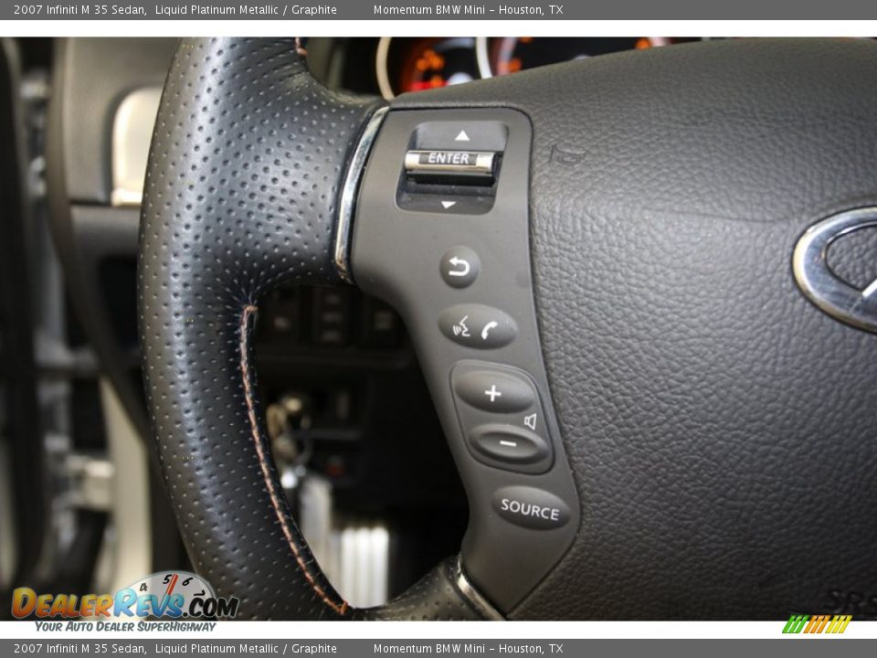 2007 Infiniti M 35 Sedan Liquid Platinum Metallic / Graphite Photo #32