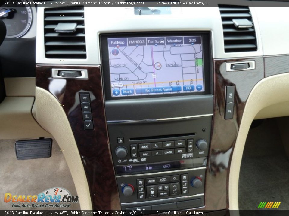 2013 Cadillac Escalade Luxury AWD White Diamond Tricoat / Cashmere/Cocoa Photo #21