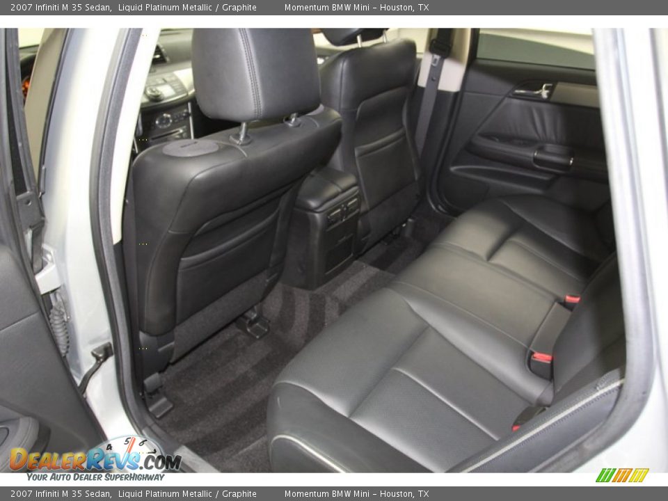 2007 Infiniti M 35 Sedan Liquid Platinum Metallic / Graphite Photo #34