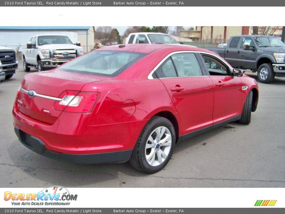 Red Candy Metallic 2010 Ford Taurus SEL Photo #5