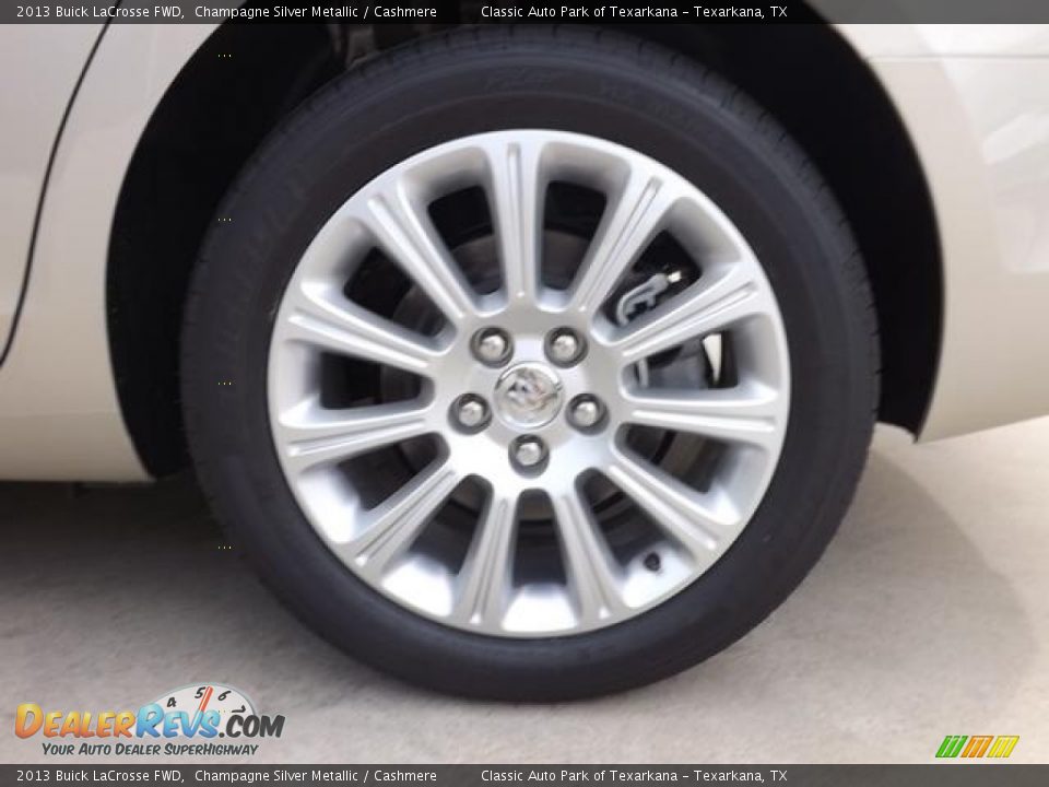2013 Buick LaCrosse FWD Champagne Silver Metallic / Cashmere Photo #14