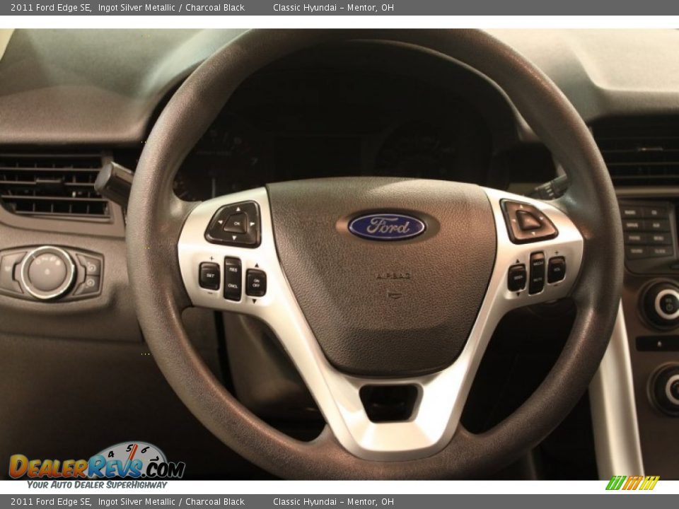 2011 Ford Edge SE Ingot Silver Metallic / Charcoal Black Photo #7