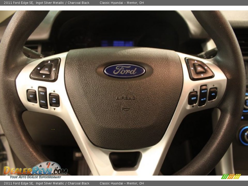 2011 Ford Edge SE Ingot Silver Metallic / Charcoal Black Photo #8