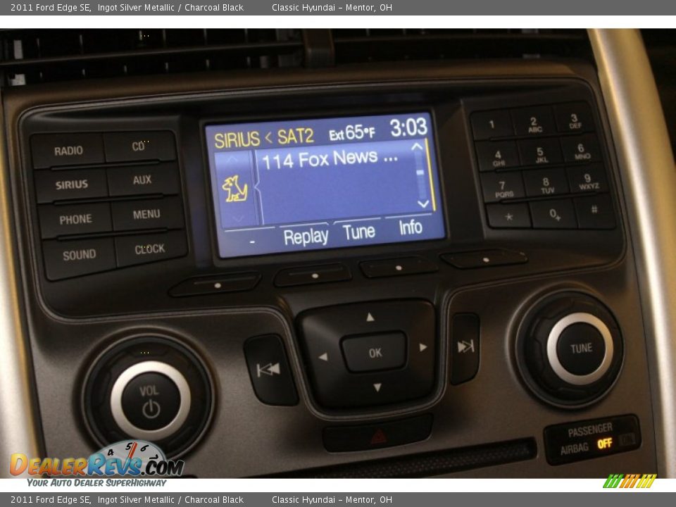 2011 Ford Edge SE Ingot Silver Metallic / Charcoal Black Photo #13