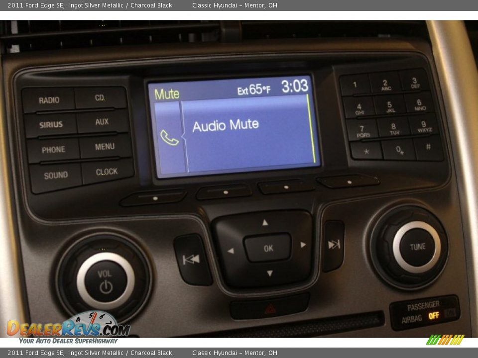 2011 Ford Edge SE Ingot Silver Metallic / Charcoal Black Photo #14