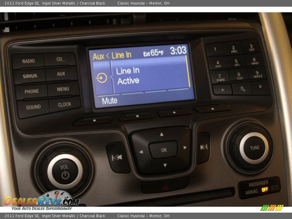 2011 Ford Edge SE Ingot Silver Metallic / Charcoal Black Photo #15