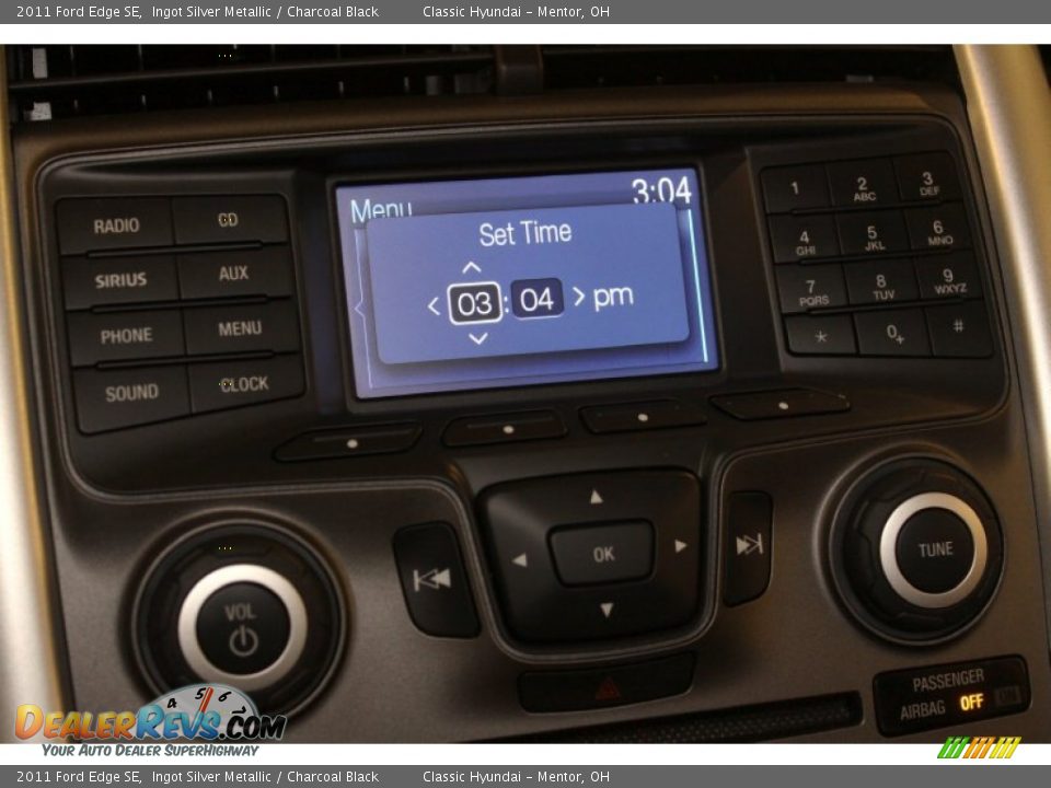 2011 Ford Edge SE Ingot Silver Metallic / Charcoal Black Photo #17