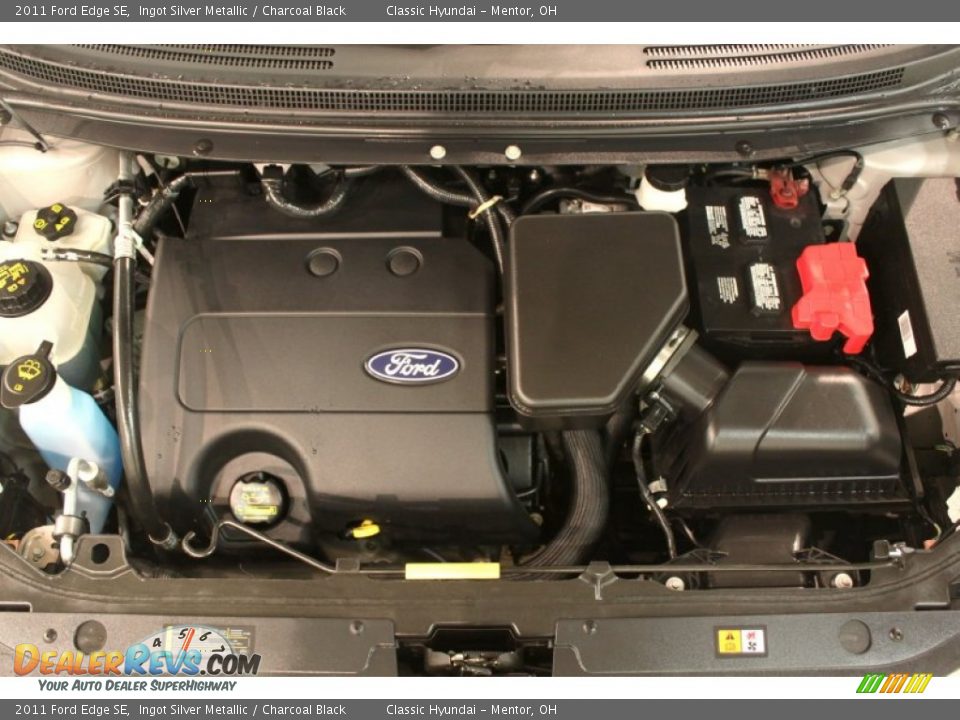2011 Ford Edge SE Ingot Silver Metallic / Charcoal Black Photo #23
