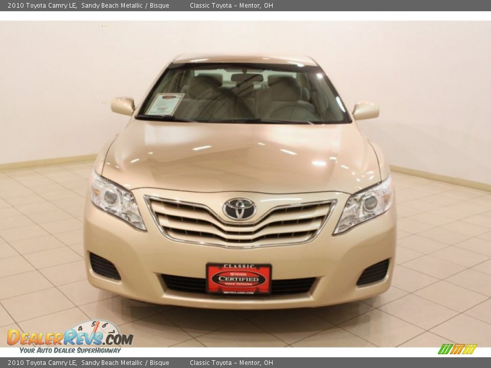 2010 Toyota Camry LE Sandy Beach Metallic / Bisque Photo #2