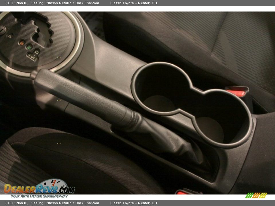 2013 Scion tC Sizzling Crimson Metallic / Dark Charcoal Photo #10