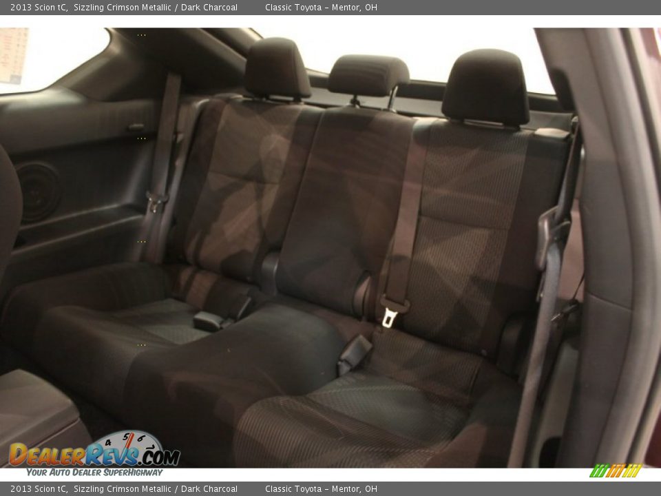 2013 Scion tC Sizzling Crimson Metallic / Dark Charcoal Photo #12