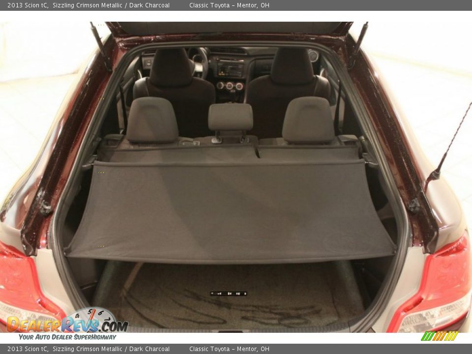 2013 Scion tC Sizzling Crimson Metallic / Dark Charcoal Photo #13