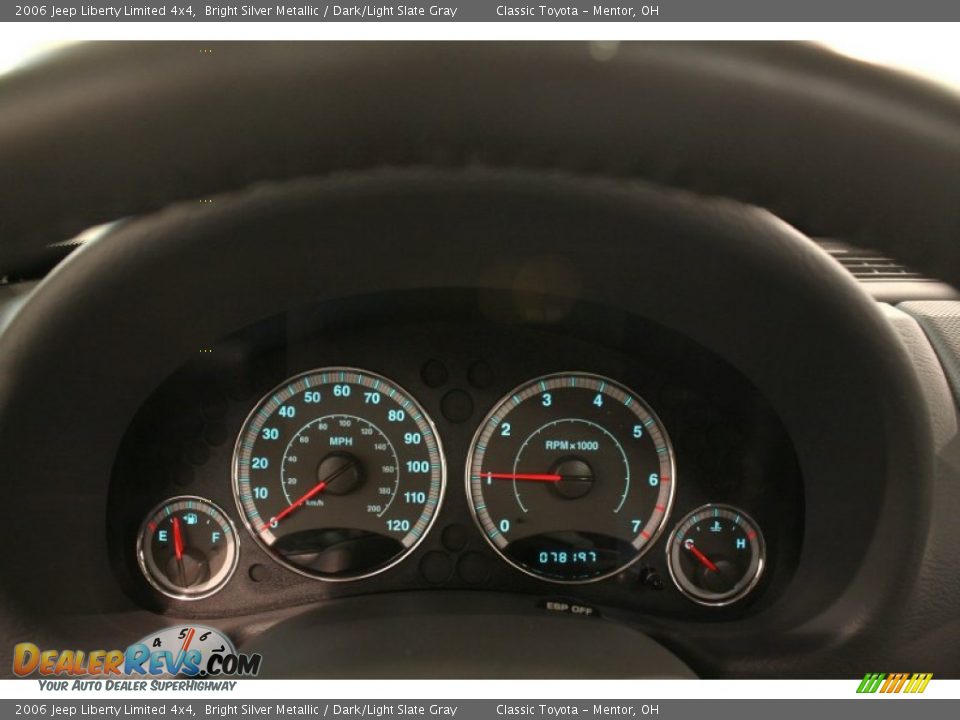 2006 Jeep Liberty Limited 4x4 Bright Silver Metallic / Dark/Light Slate Gray Photo #7
