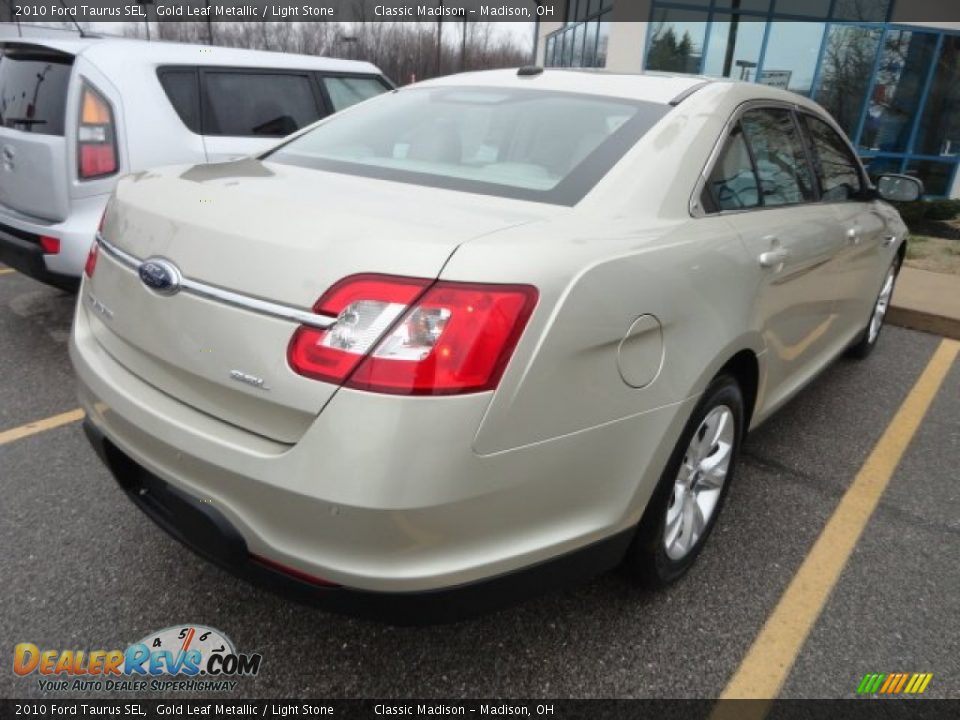 2010 Ford Taurus SEL Gold Leaf Metallic / Light Stone Photo #3