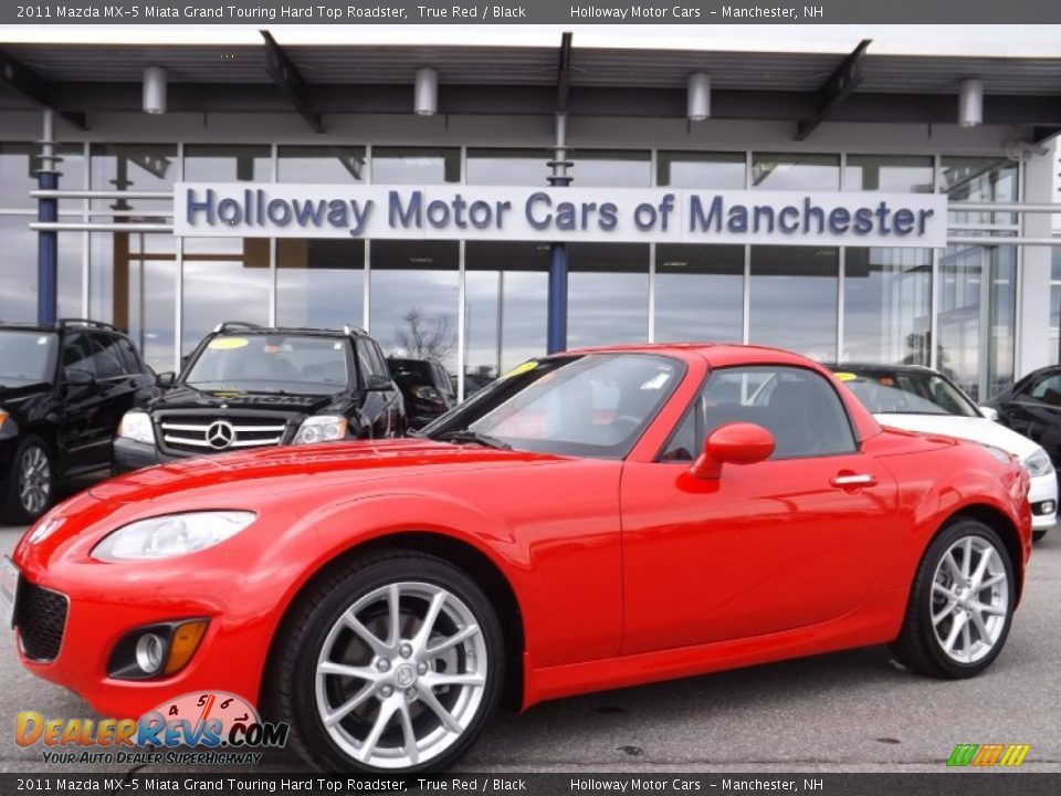 2011 Mazda MX-5 Miata Grand Touring Hard Top Roadster True Red / Black Photo #1