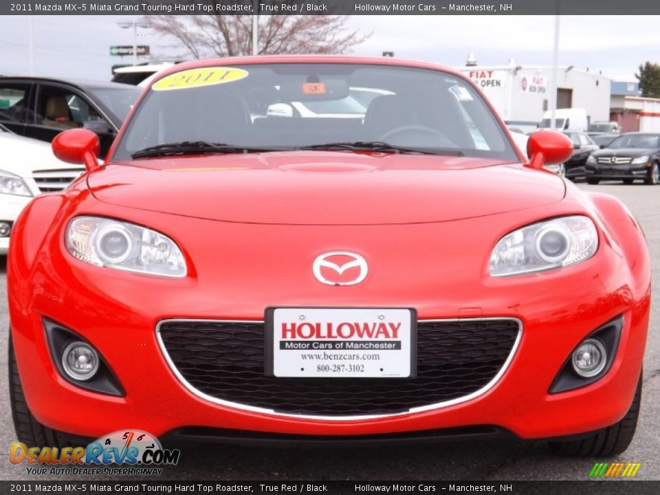 2011 Mazda MX-5 Miata Grand Touring Hard Top Roadster True Red / Black Photo #2