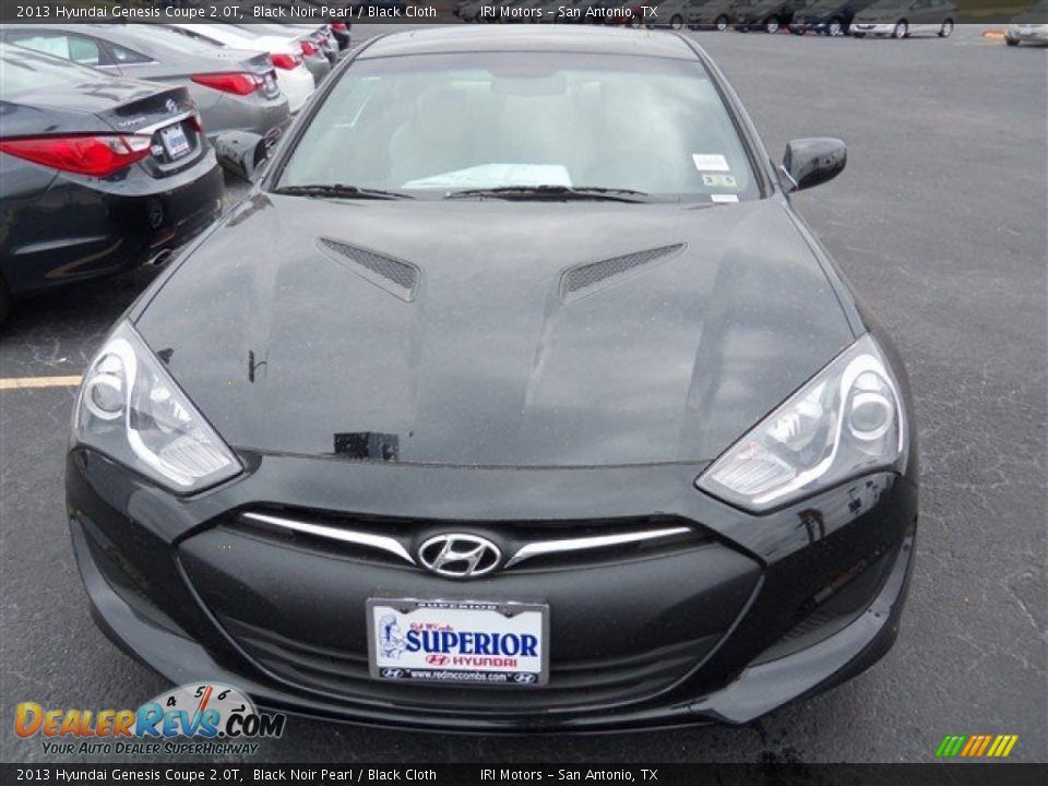 2013 Hyundai Genesis Coupe 2.0T Black Noir Pearl / Black Cloth Photo #1