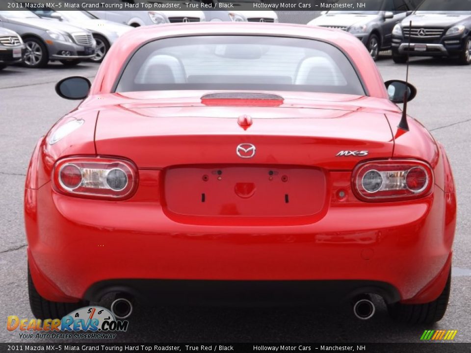 2011 Mazda MX-5 Miata Grand Touring Hard Top Roadster True Red / Black Photo #4