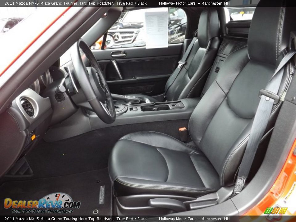 Black Interior - 2011 Mazda MX-5 Miata Grand Touring Hard Top Roadster Photo #6