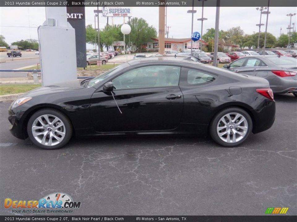 2013 Hyundai Genesis Coupe 2.0T Black Noir Pearl / Black Cloth Photo #5
