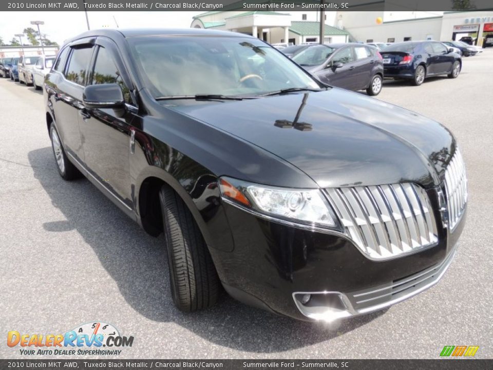 2010 Lincoln MKT AWD Tuxedo Black Metallic / Charcoal Black/Canyon Photo #1