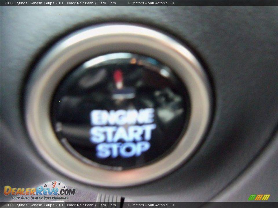 2013 Hyundai Genesis Coupe 2.0T Black Noir Pearl / Black Cloth Photo #17