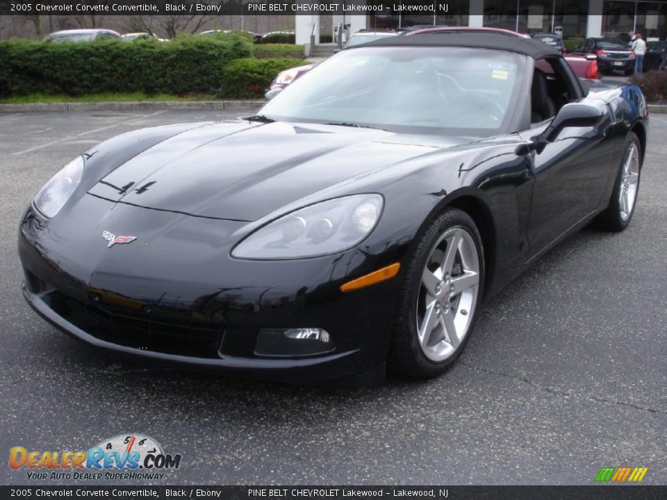2005 Chevrolet Corvette Convertible Black / Ebony Photo #1