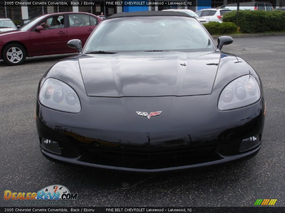2005 Chevrolet Corvette Convertible Black / Ebony Photo #2