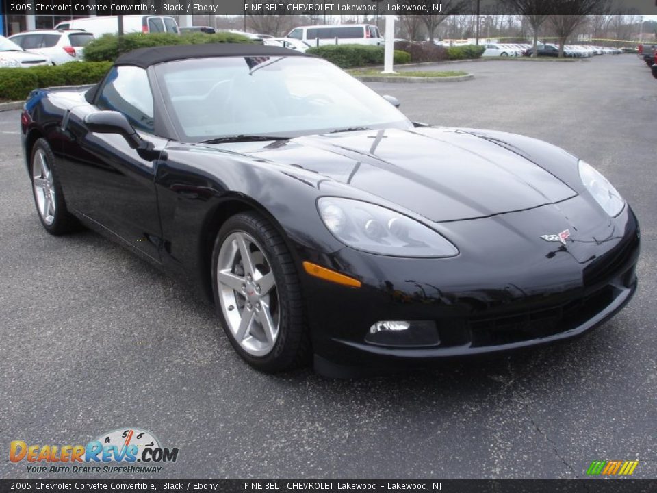 2005 Chevrolet Corvette Convertible Black / Ebony Photo #3