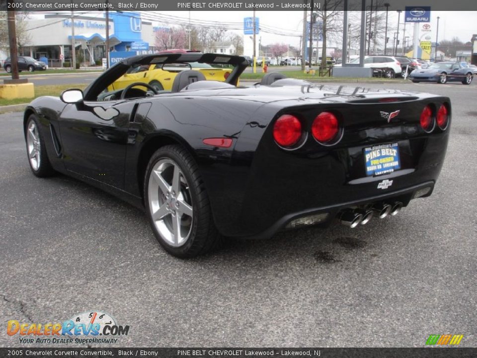 2005 Chevrolet Corvette Convertible Black / Ebony Photo #6