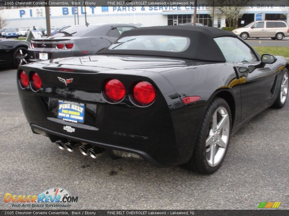2005 Chevrolet Corvette Convertible Black / Ebony Photo #7
