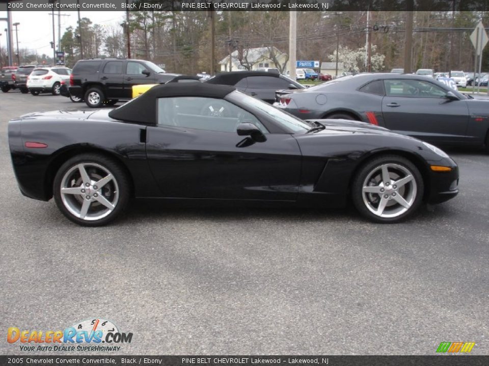 2005 Chevrolet Corvette Convertible Black / Ebony Photo #10