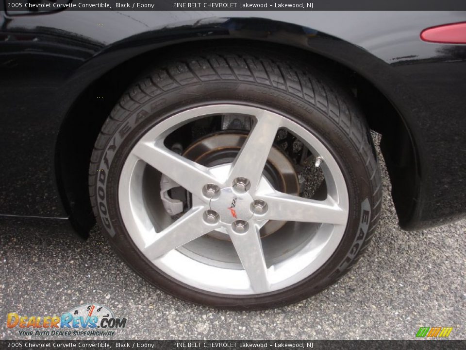 2005 Chevrolet Corvette Convertible Black / Ebony Photo #11