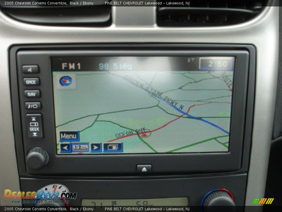 2005 Chevrolet Corvette Convertible Black / Ebony Photo #19