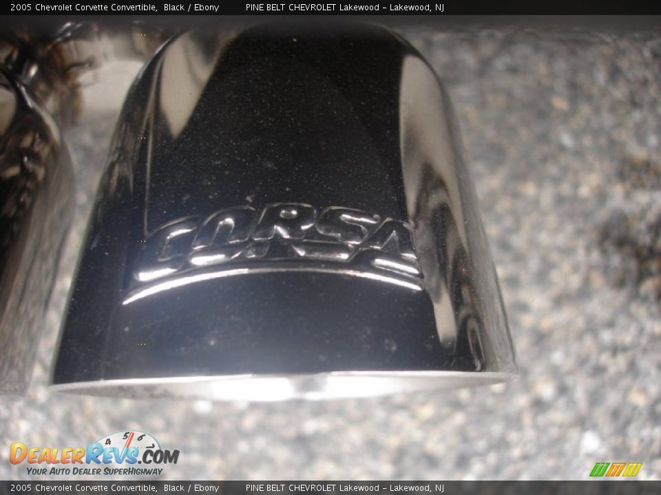 2005 Chevrolet Corvette Convertible Black / Ebony Photo #21