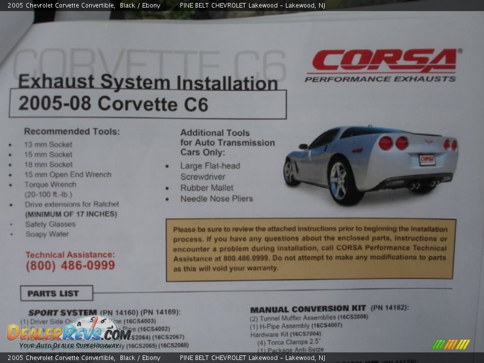 2005 Chevrolet Corvette Convertible Black / Ebony Photo #22