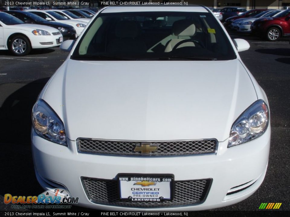 2013 Chevrolet Impala LS Summit White / Gray Photo #2