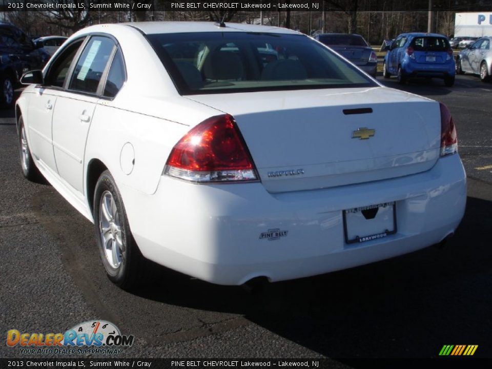 2013 Chevrolet Impala LS Summit White / Gray Photo #6