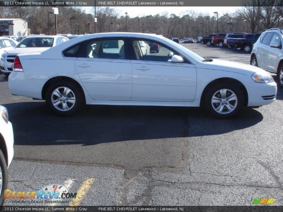 2013 Chevrolet Impala LS Summit White / Gray Photo #7