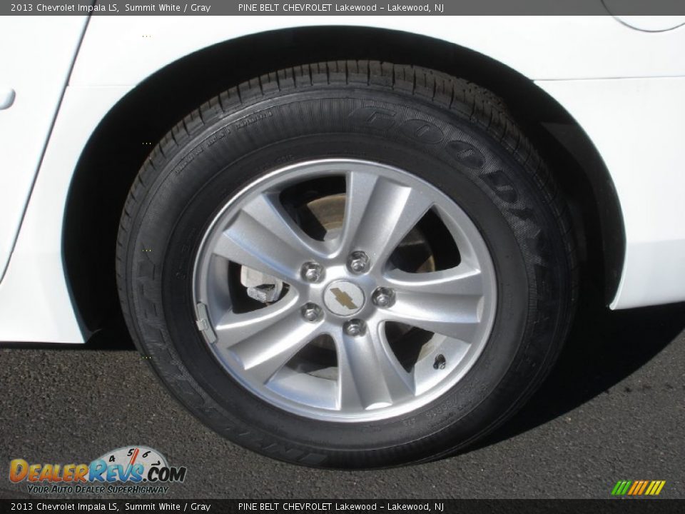 2013 Chevrolet Impala LS Summit White / Gray Photo #8