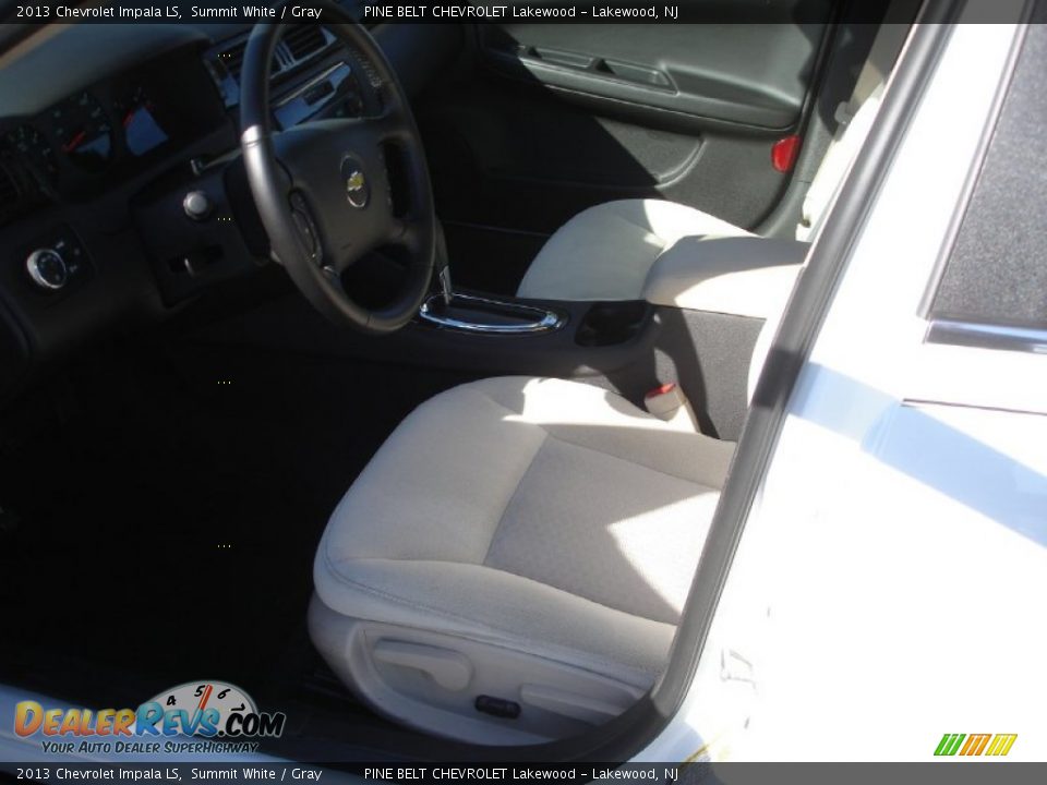 2013 Chevrolet Impala LS Summit White / Gray Photo #10