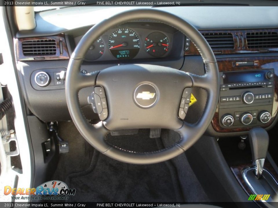 2013 Chevrolet Impala LS Summit White / Gray Photo #13
