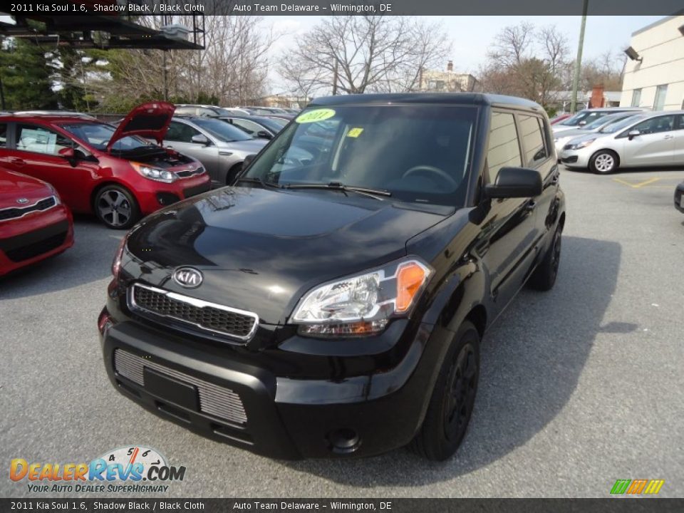 2011 Kia Soul 1.6 Shadow Black / Black Cloth Photo #2