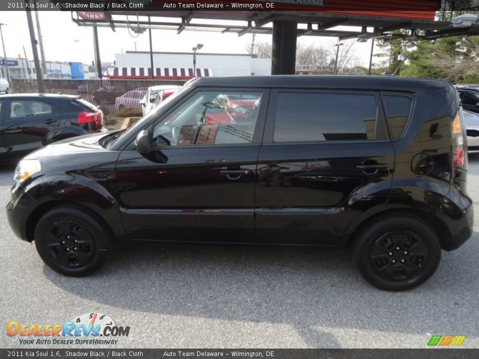 2011 Kia Soul 1.6 Shadow Black / Black Cloth Photo #3