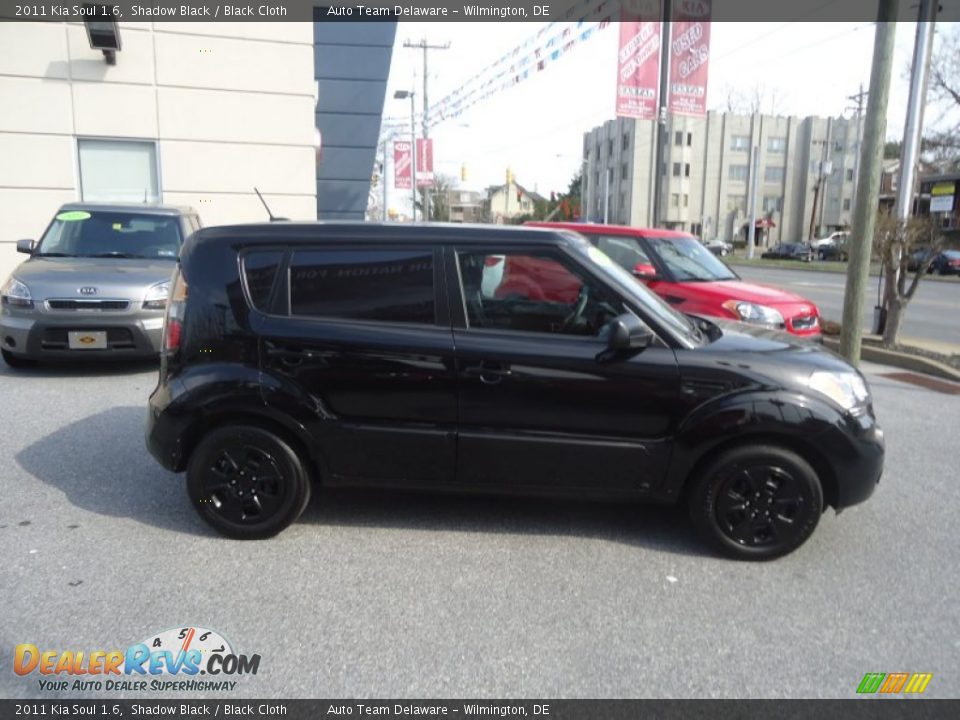 2011 Kia Soul 1.6 Shadow Black / Black Cloth Photo #6