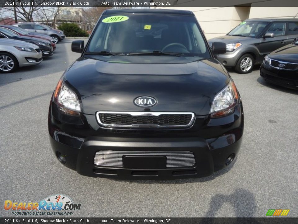 2011 Kia Soul 1.6 Shadow Black / Black Cloth Photo #8